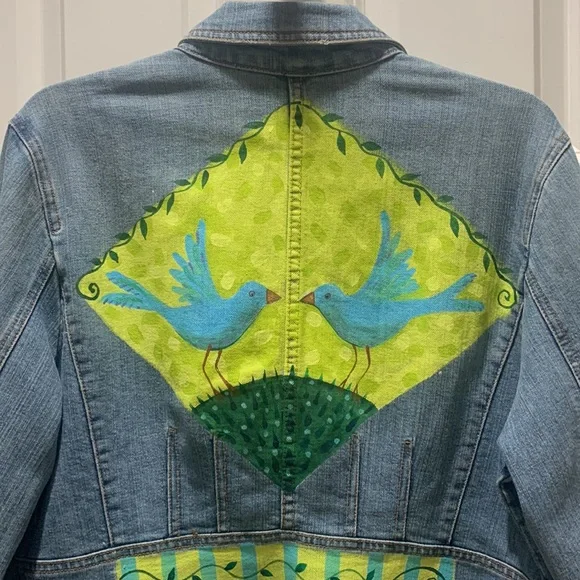 Custom Hand Painted Jean Jacket - Picture 7 of 11